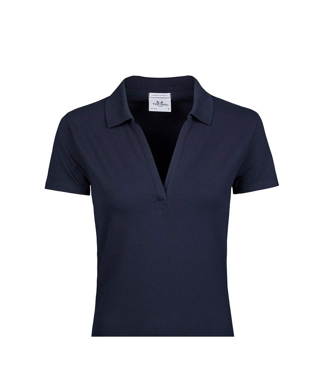Polo Luxury Femme Bleu Marine Tee Jays-2