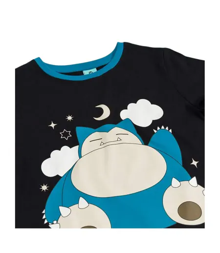 Ensemble De Pyjama Motif Ronflex Femme Bleu Pokemon