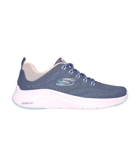 Womens/ladies Vapor Foam Trainers Navy Multicoloured Skechers