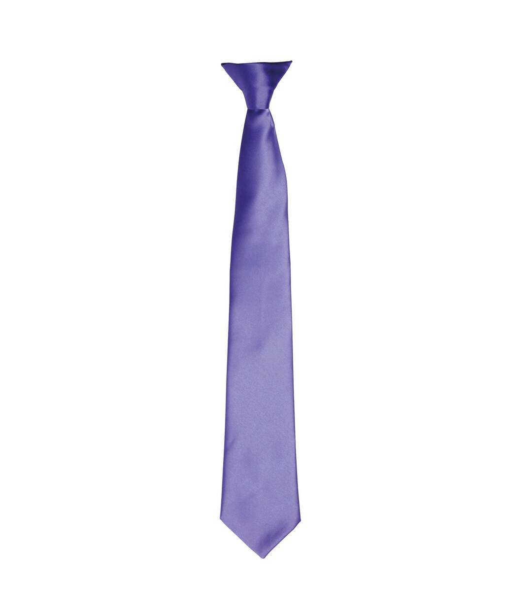 Premier Colours Mens Satin Clip Tie (Orange) (One size) - UTRW4407