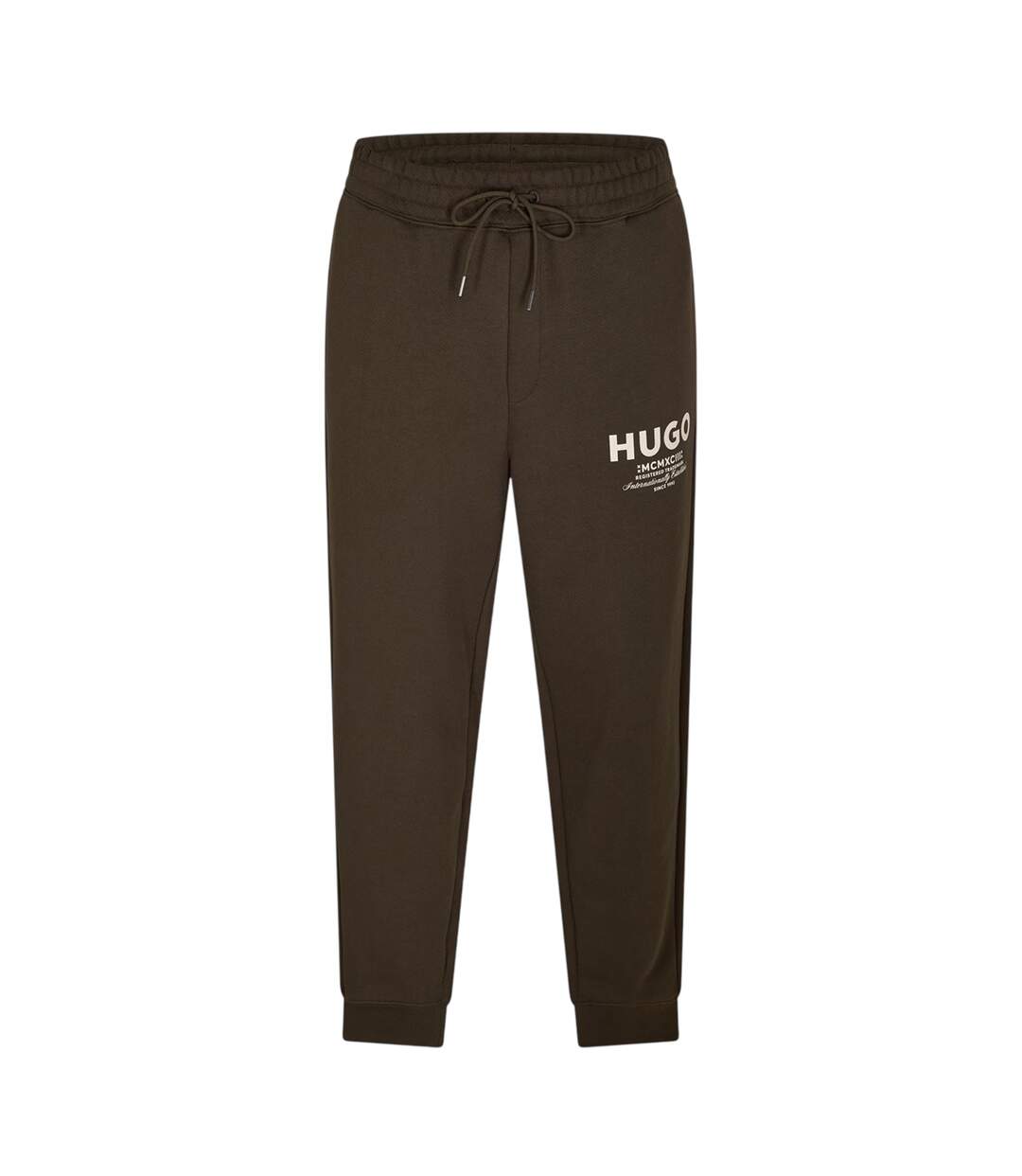 Pantalon De Jogging Nevez Homme Marron Foncé Hugo-1