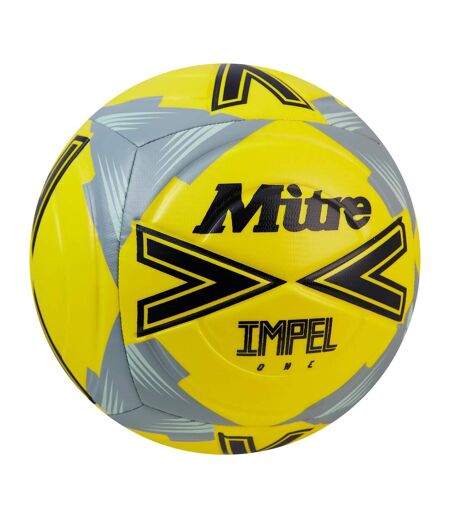 Ballon de foot impel one taille 5 jaune / noir / gris Mitre