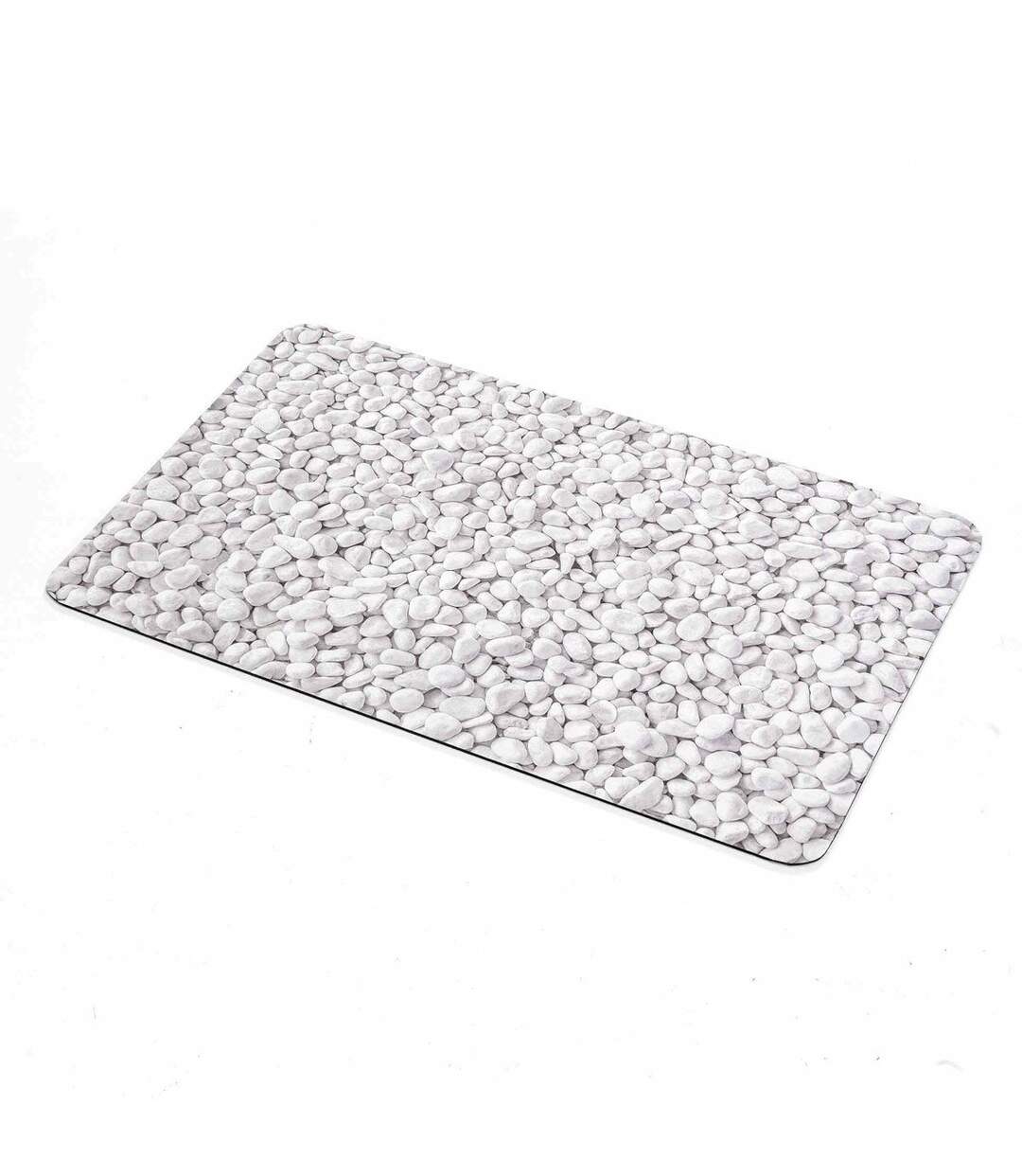 Tapis de Bain Imprimé Leandra 50x80cm Gris-4