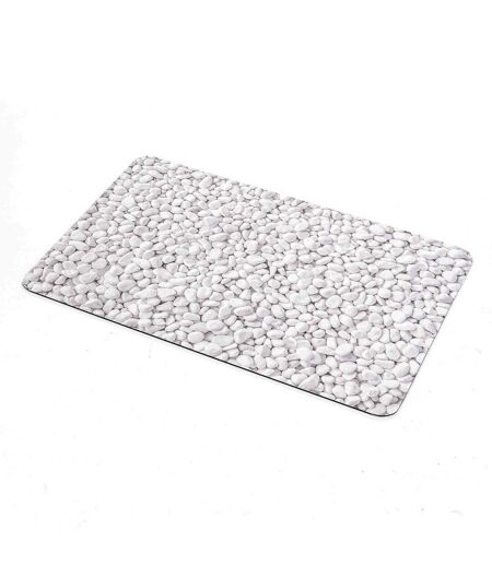 Tapis de Bain Imprimé Leandra 50x80cm Gris