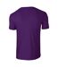 Gildan Mens Short Sleeve Soft-Style T-Shirt (Purple)