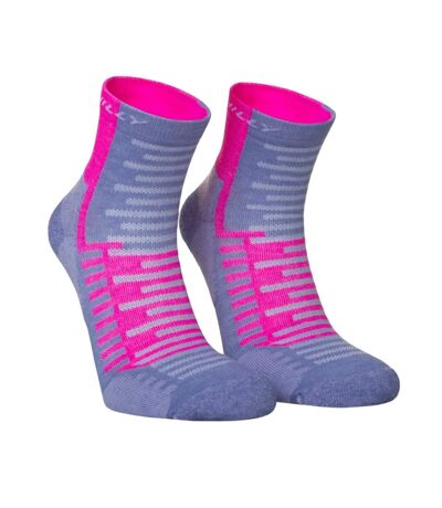Unisex adult active ankle socks lilac/pink Hilly