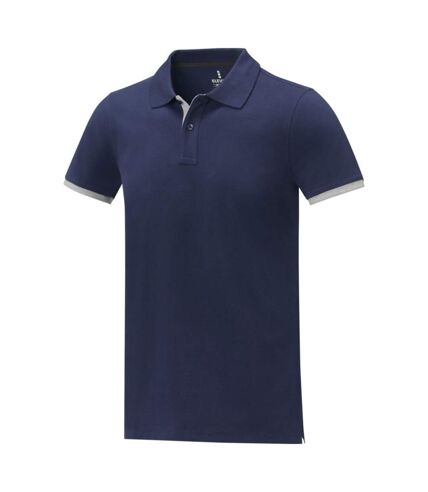 Elevate Mens Morgan Short-Sleeved Polo Shirt (Navy)