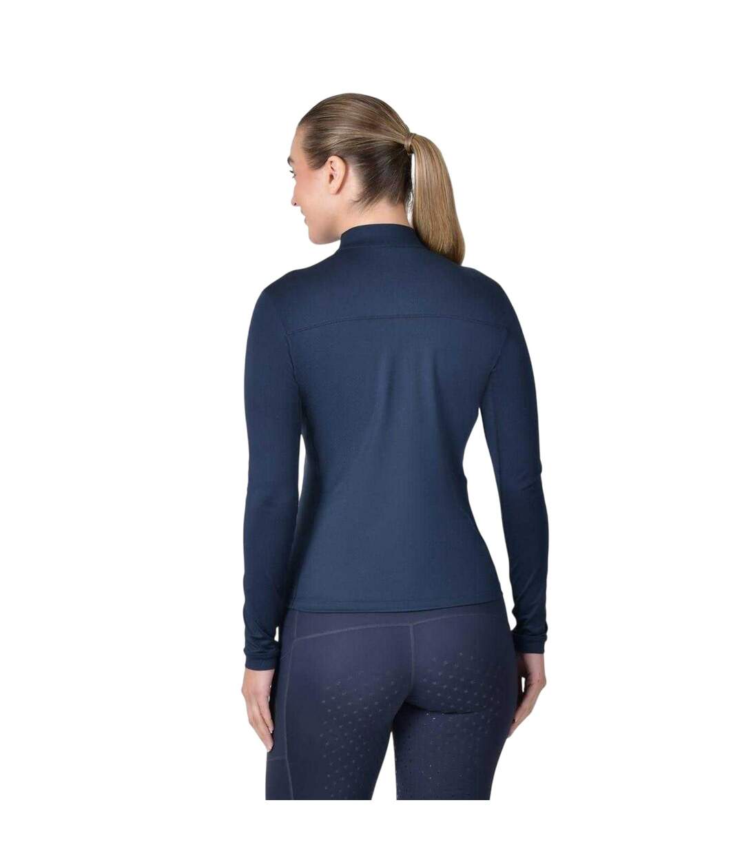Haut Manches Longues Motif/style Logo Femme Bleu Marine Dublin-3
