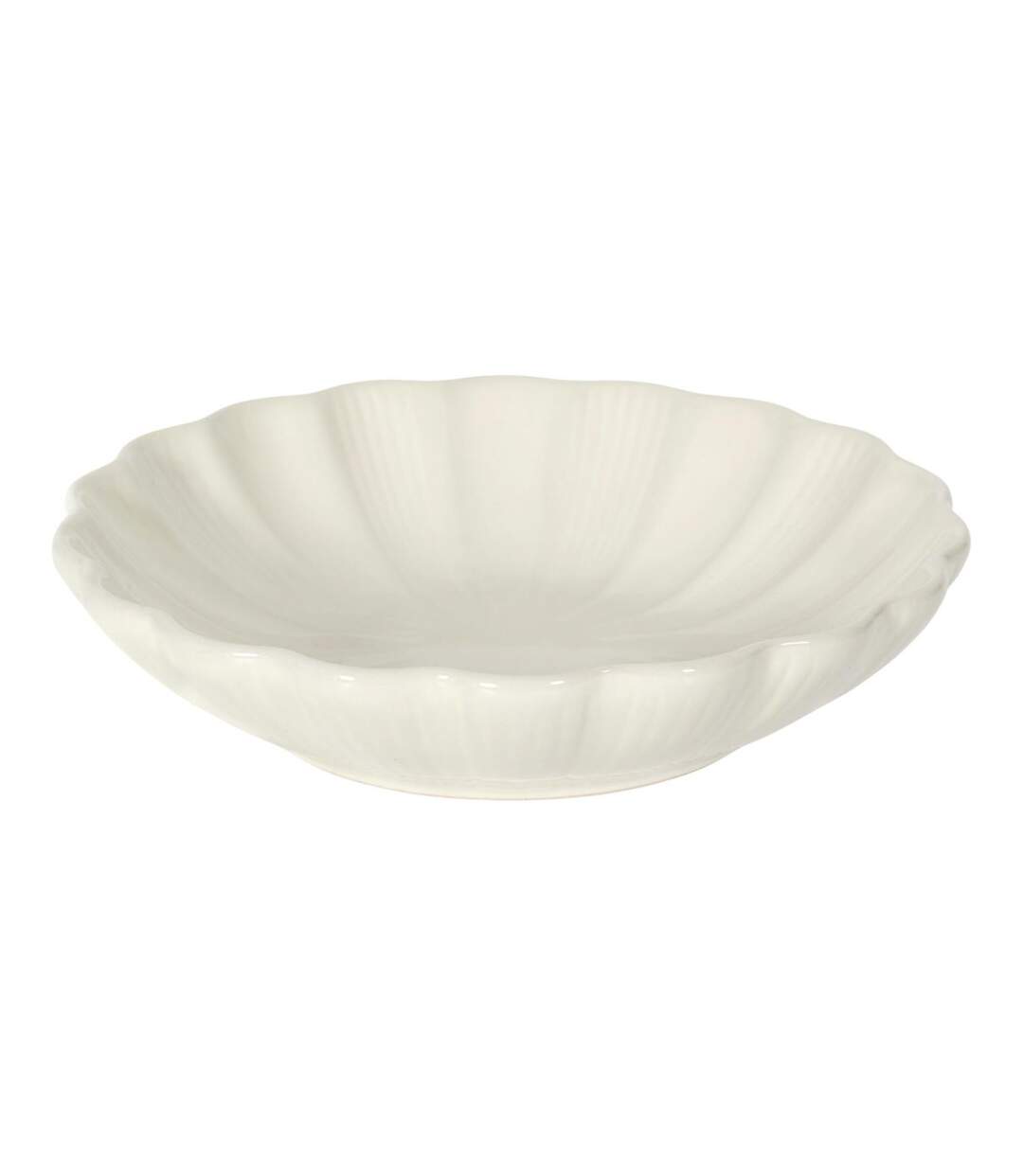 Lot de 6 Assiettes Creuses Calista 20cm Écru-1