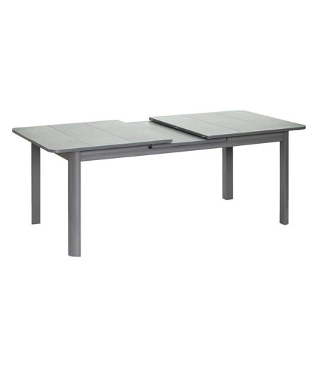 Table de jardin extensible en aluminium anthracite Milos 8 à 10 personnes