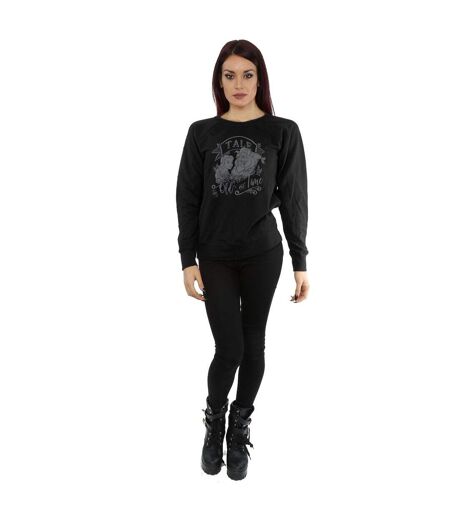 Disney - Sweat BEAUTY AND THE BEAST TALE AS OLD AS TIME - Femme (Noir) - UTBI10242