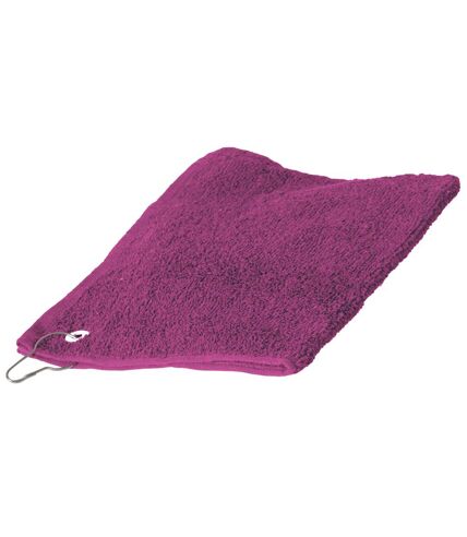Towel City Luxury Range 550 GSM - Sports Golf Towel (30 X 50 CM) (Fuchsia) - UTRW1579