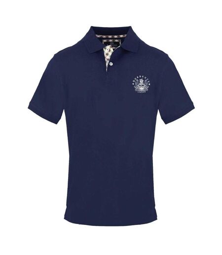 Polo Manches Courtes Homme Bleu Marine Aquascutum