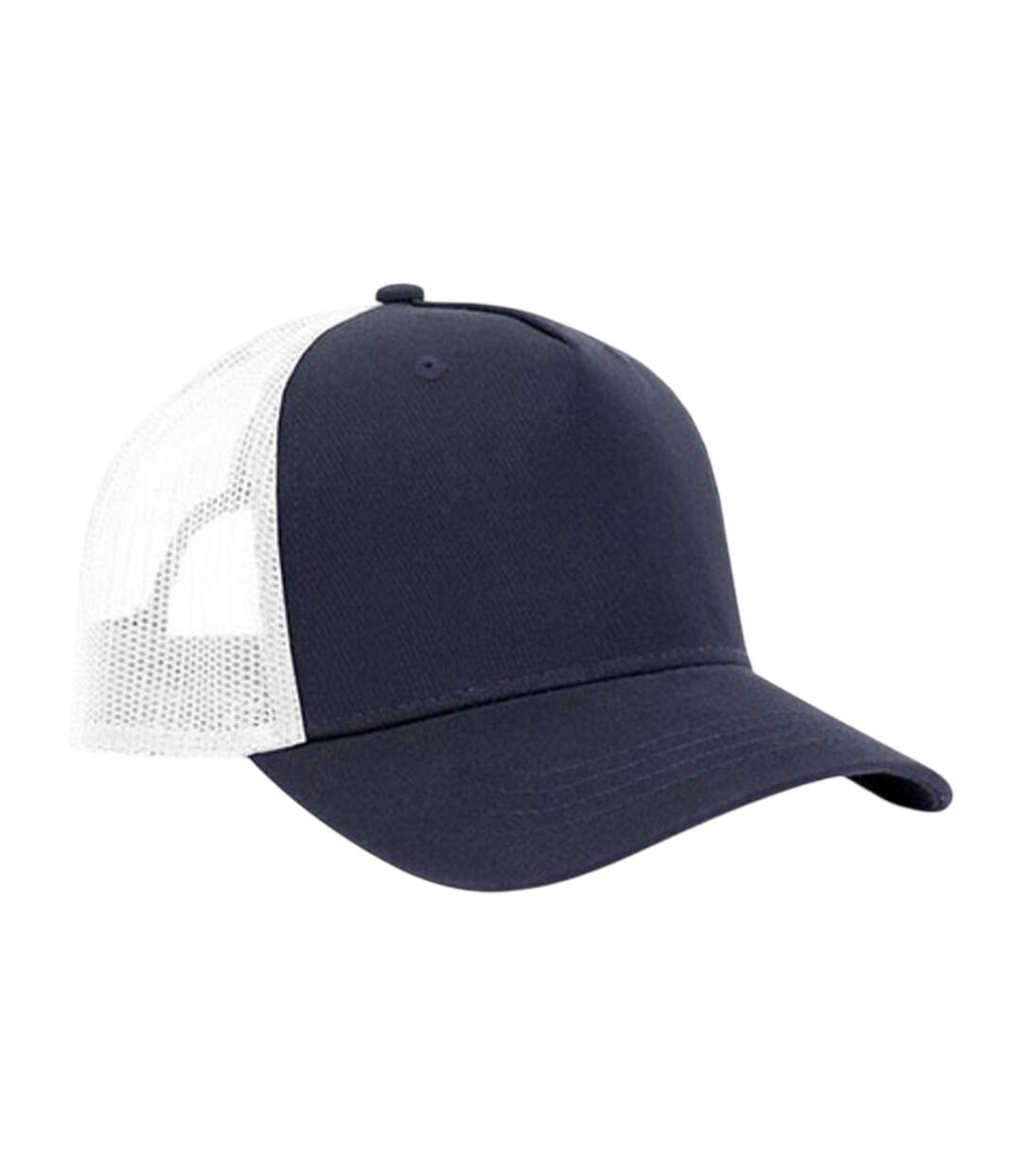 Casquette Trucker Bleu Marine Blanc Brain Waves-2