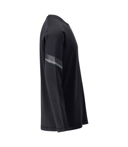 T-shirt Manches Longues Customised Homme Noir Mascot