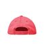Unisex Adult Beau 6 Panel Baseball Cap Red MidOcean-2