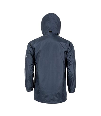 Unisex adult transit 3 in 1 softshell printable jacket navy Result Core