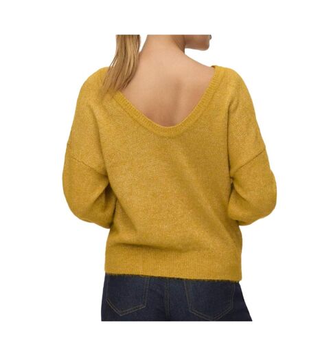Pull jaune femme vero moda mellie