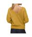 Pull jaune femme vero moda mellie-2