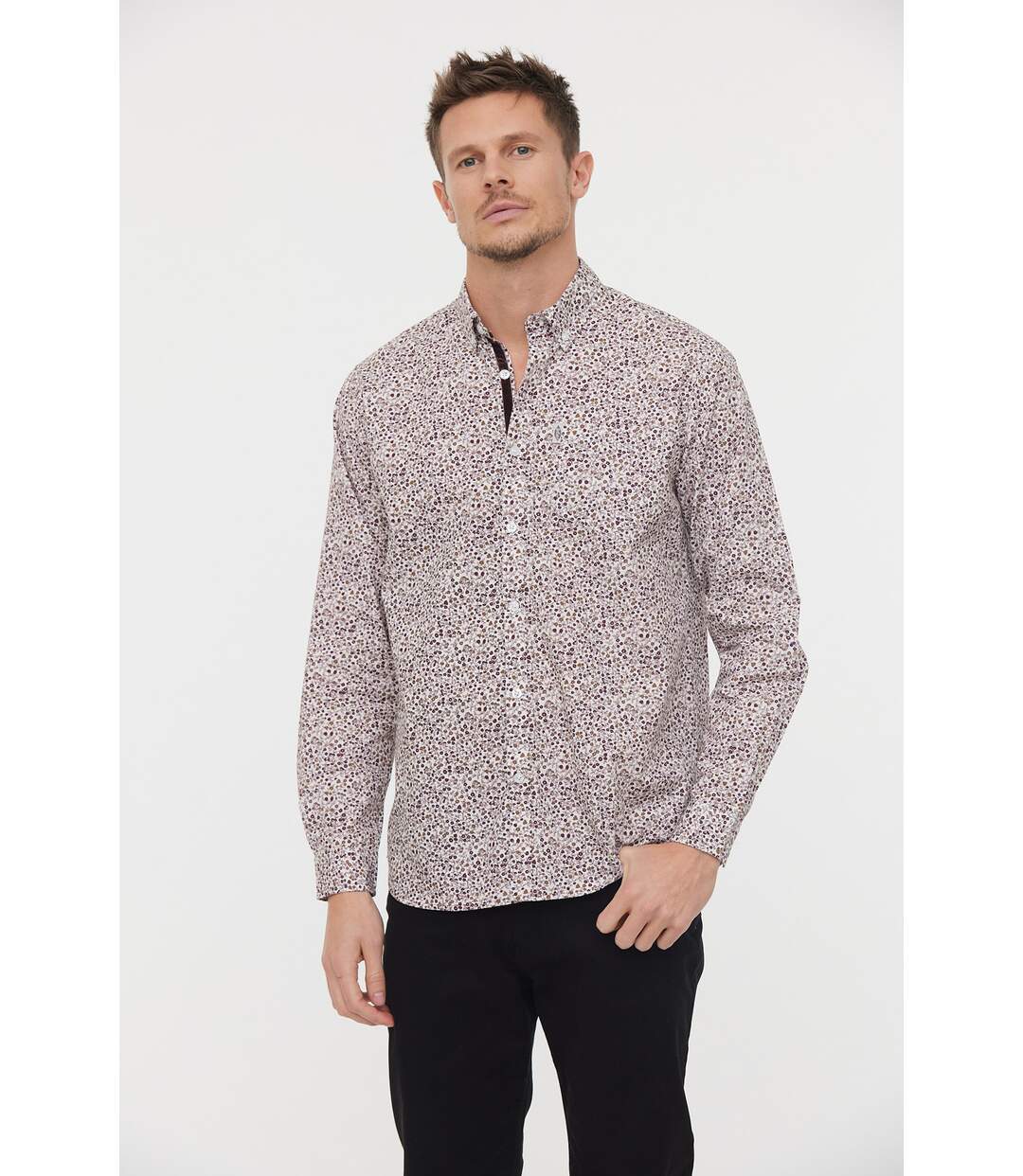 Chemise manches longues coton regular DIOLI-1