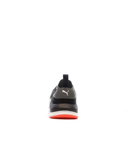 Baskets blanches/noires/orange homme puma x-ray lite