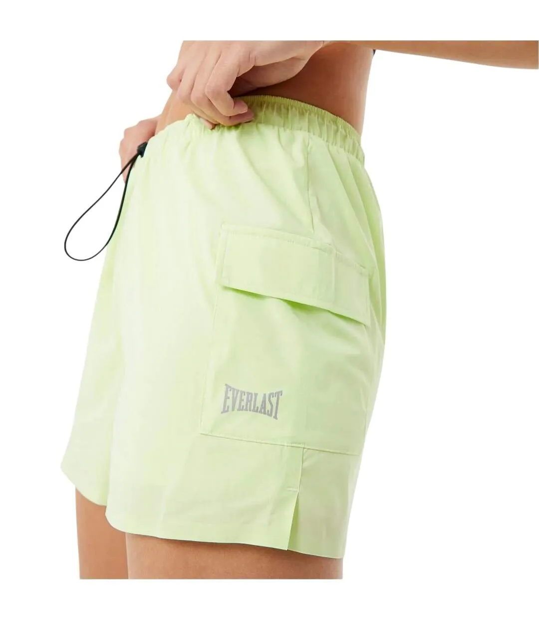 Short À Poches Motif/style 2-en-1 Femme Vert Pastel Clair Everlast-4