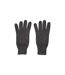 Mens compass knitted gloves one size black Mountain Warehouse