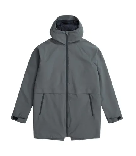 Womens/ladies Jackie Waterproof Padded Jacket Dark Khaki Animal