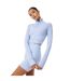 Womens/ladies Sophie Habboo Tracksuit Top Brunnera Blue USA Pro-2