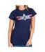 T-shirt Motif/style Imprimé Au Dos Charlie Femme Bleu Top Gun-1