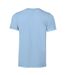 Mens Midweight Soft Touch T-shirt Light Blue Gildan-3