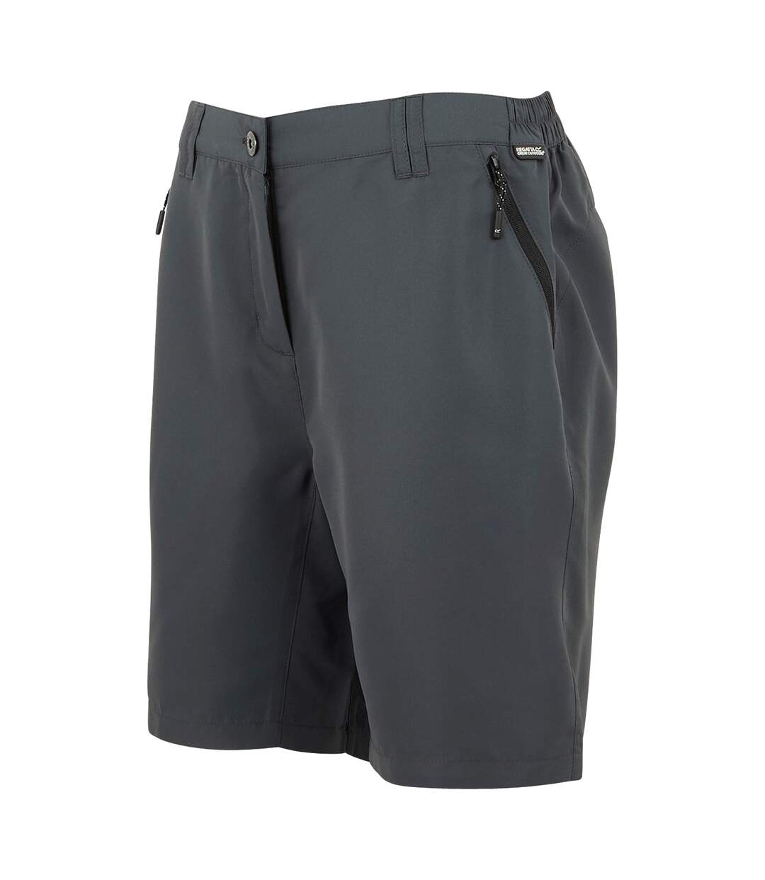 Womens/ladies Chaska Iii Walking Shorts Seal Grey Regatta-4