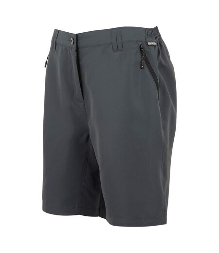 Womens/ladies Chaska Iii Walking Shorts Seal Grey Regatta