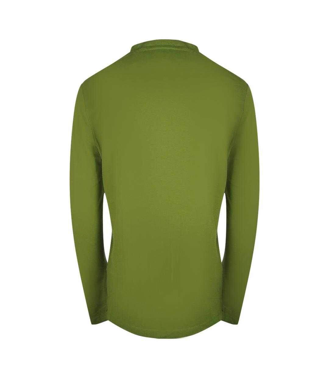 T-shirt Manches Longues Homme Vert Tommy Hilfiger-2