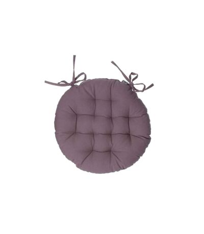 Galette de Chaise Ronde Leana 38cm Taupe