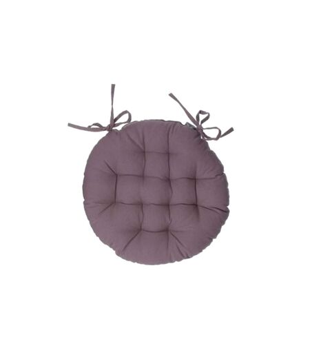 Galette de Chaise Ronde Leana 38cm Taupe