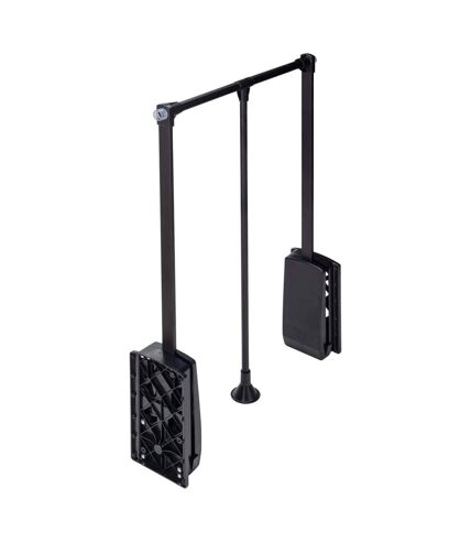 Penderie rabattable noire pour armoire Hang Largeur réglable de 45 à 60 cm