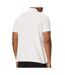 Polo blanc homme calvin klein jeans ss monogram piques-2