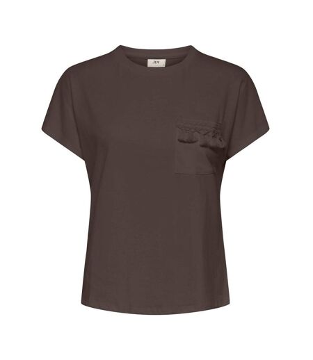 T-Shirt marron  femme jdy ilse pocket