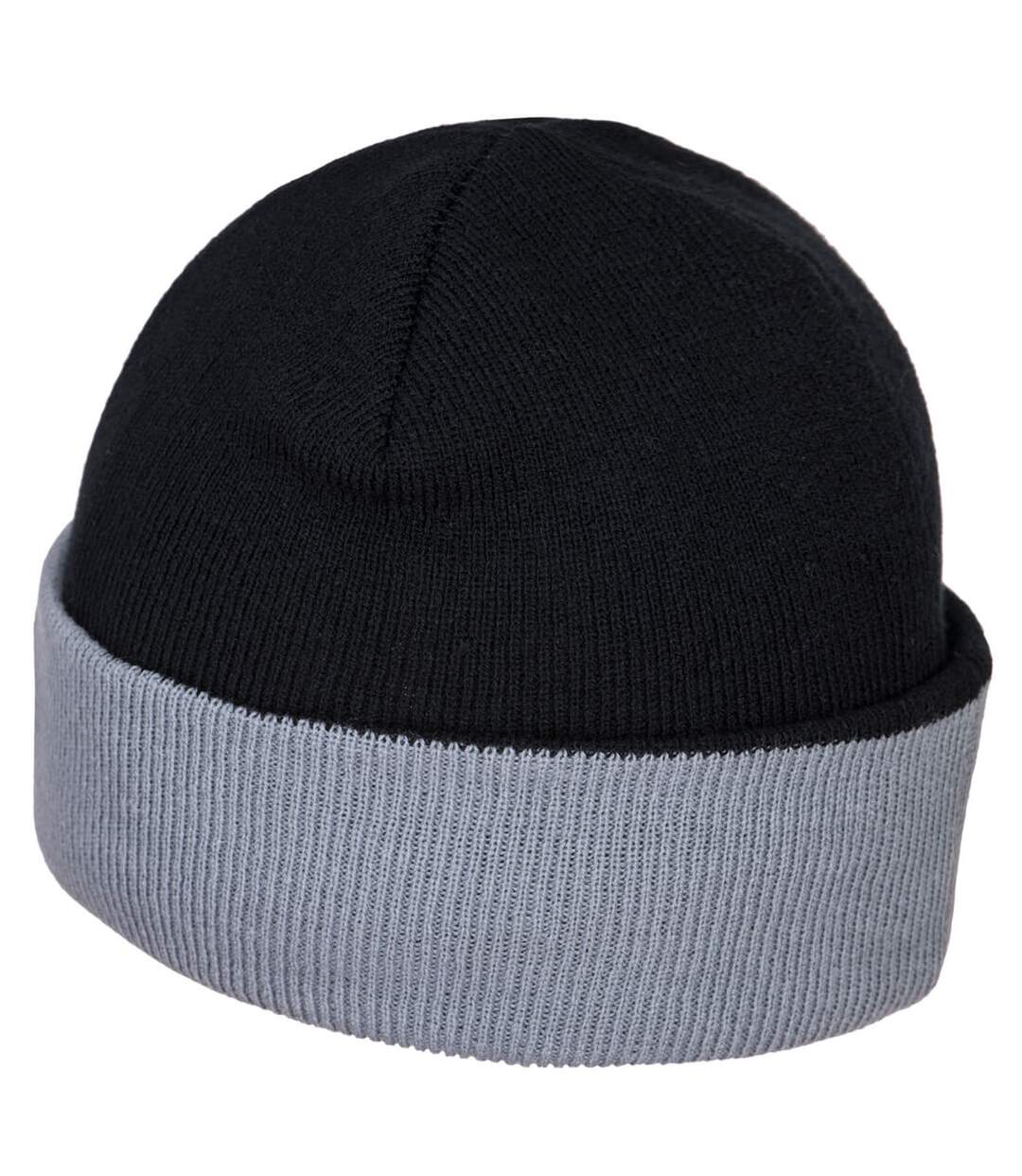 Unisex adult two tone torch beanie black/grey Portwest-2