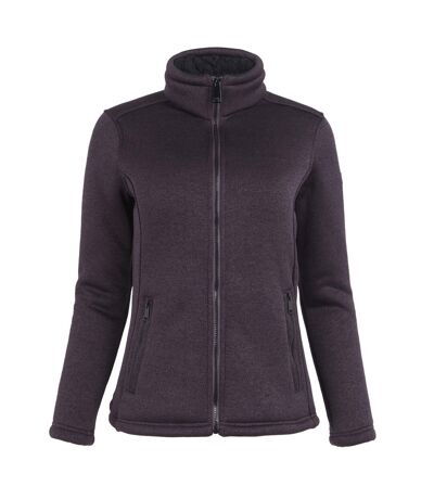 Womens/ladies razia ii full zip fleece jacket deep plum/black Regatta