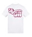 Unisex Adult Amour Club T-shirt White AWD-1