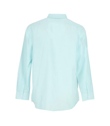 Mens Stripe Long-sleeved Shirt White Light Green Scotch And Soda