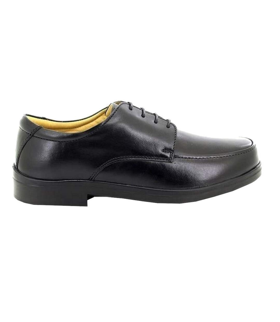 Roamers Mens Extra Wide Fitting Lace Tie Shoes (Black) - UTDF638-2