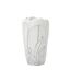 Vase Déco en Résine Gardy 48cm Blanc-1