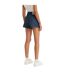 Womens/ladies Wellthread Flowers Mom Shorts Blue Levis-3