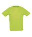 T-shirt Sporty Homme Vert Pomme SOLS-1