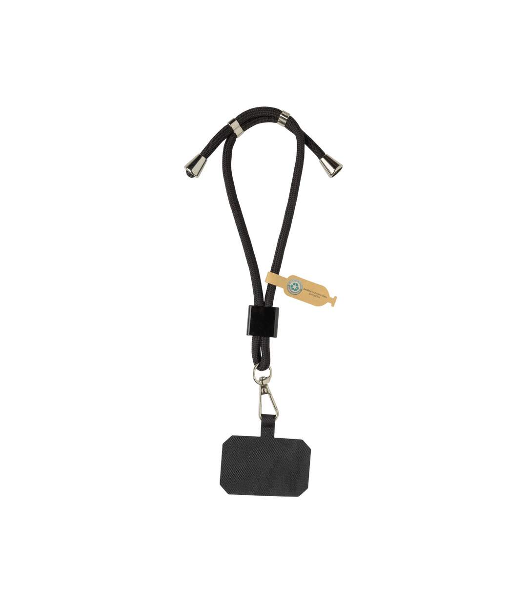 Carryloop Adjustable Recycled Pet Phone Holder Wristlet Black XD Collection-2