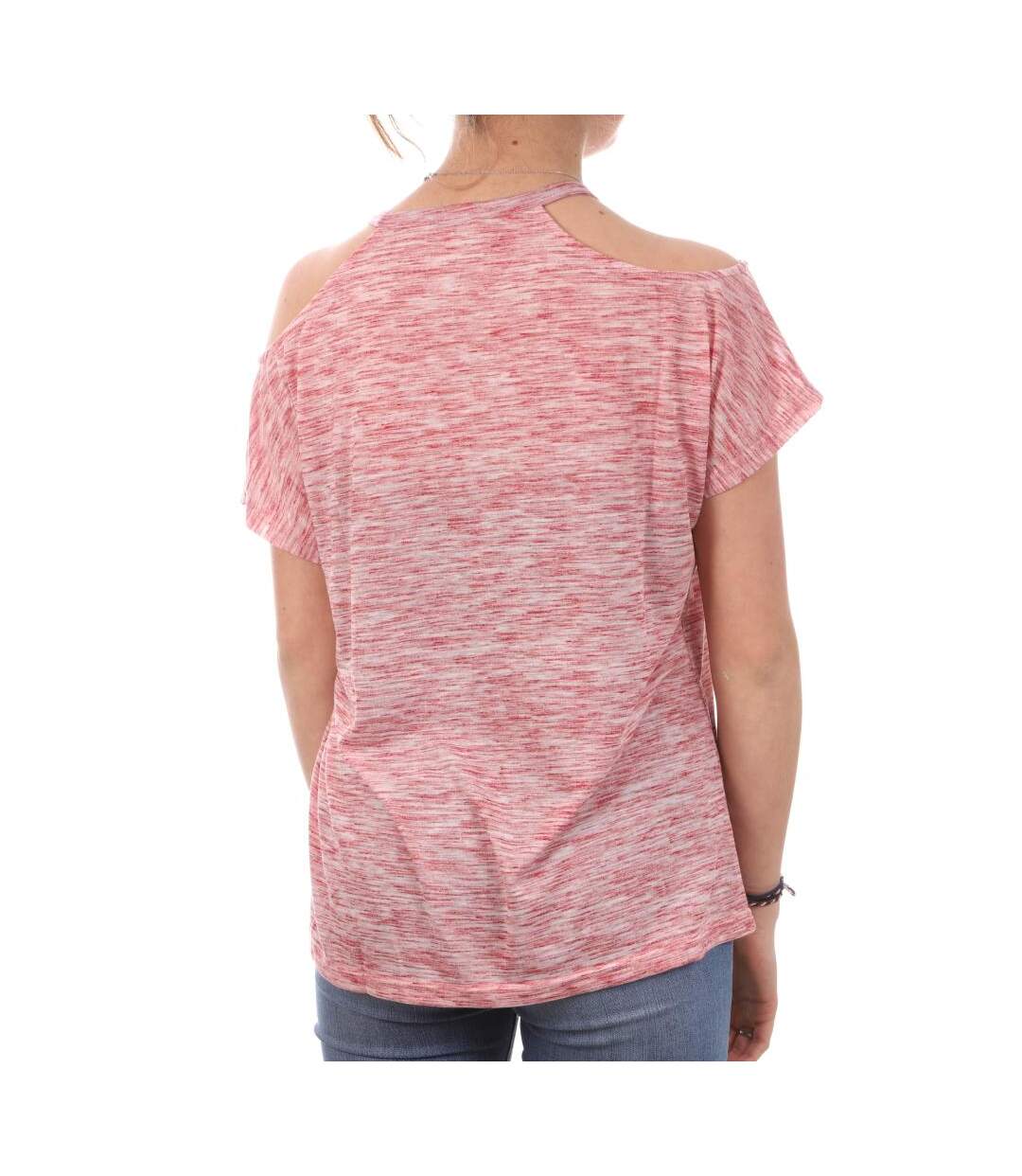 T-shirt Rouge Femme Teddy Smith Tryno - S