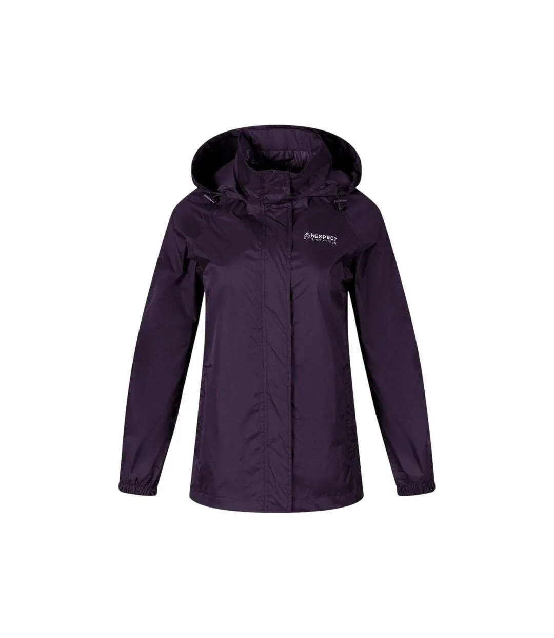 Veste Imperméable Motif/style Uni Femme Violet Respect-2
